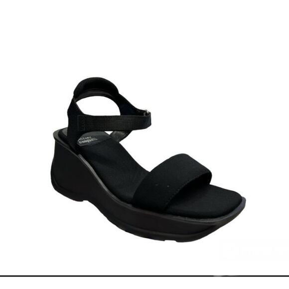 Jeffrey Campbell Women's Black Adjustable Straps Platform Sandals Size 10 - Picture 1 of 8